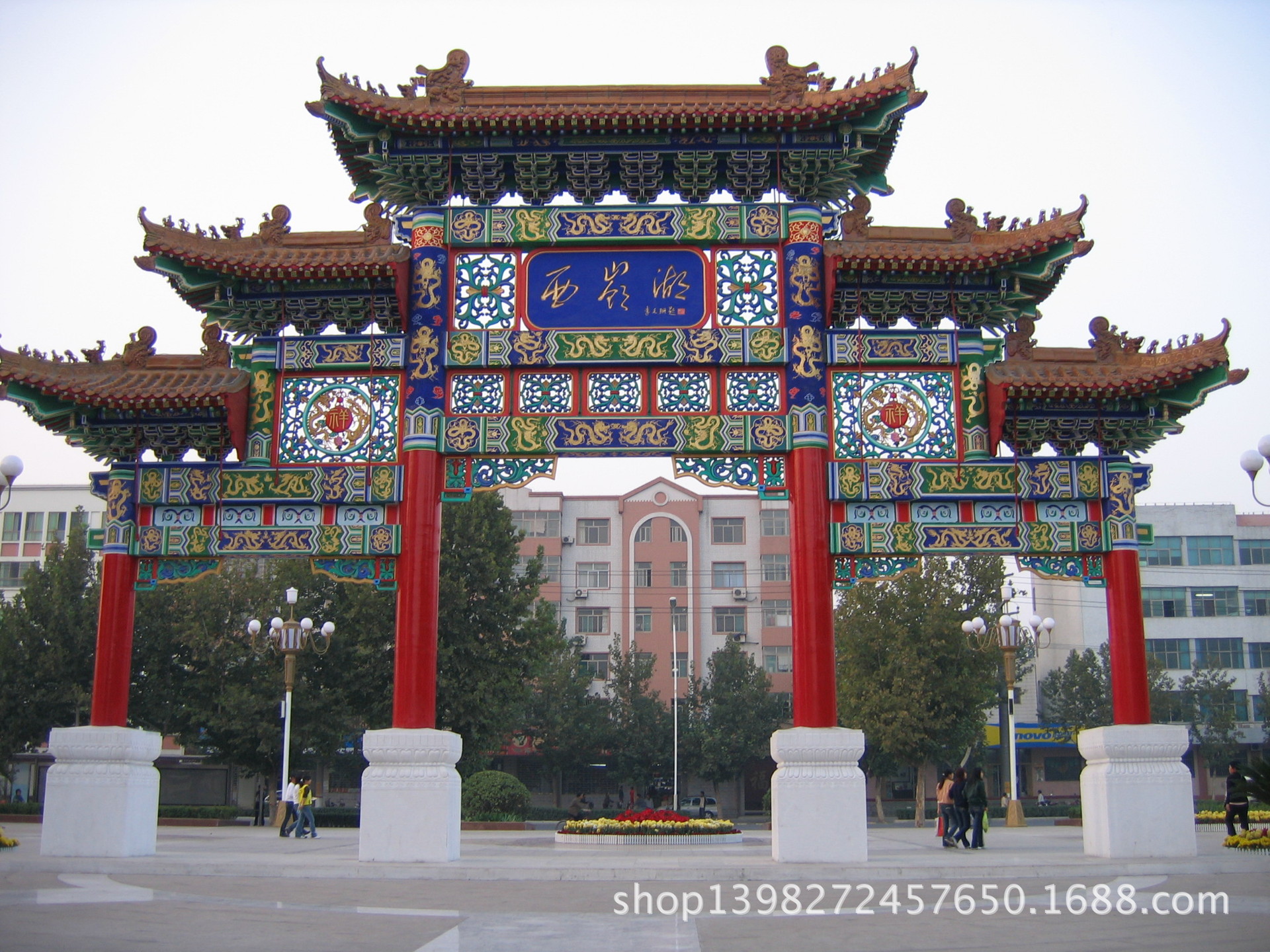 牌楼优质供应商设计施工古建彩绘