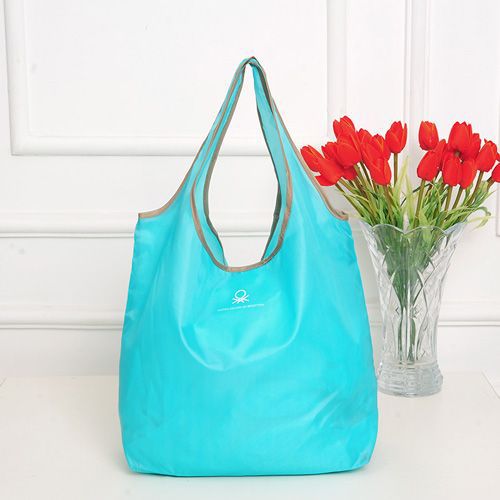 搭扣购物袋/杂物收纳袋/湖蓝色 610523