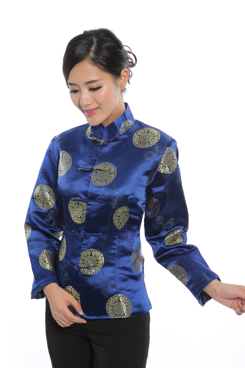 2014女士唐装春秋装大码中式长袖上衣中国风妈妈装女式外套上衣图片
