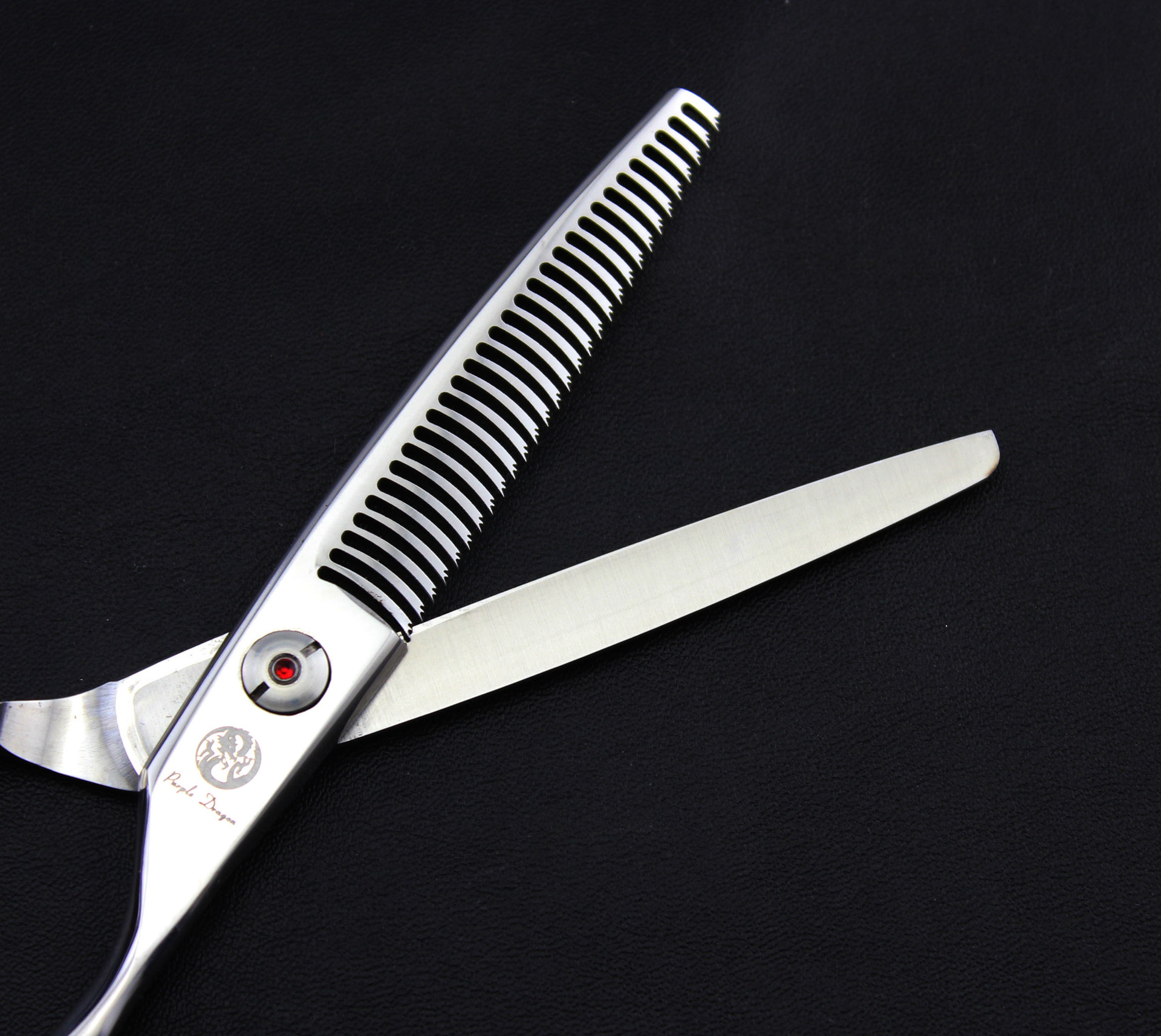 0寸紫龙 高档 美发剪 w齿 鹿角齿 牙剪 打薄剪 送包