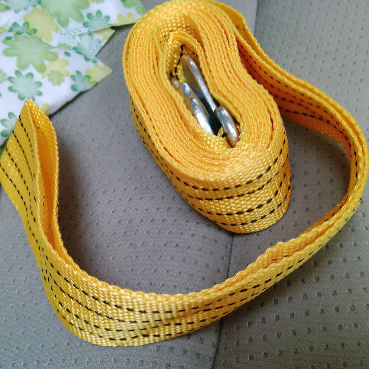 3吨4米拖车绳 强韧耐用 荧光拖车绳 拉车绳 牵引绳 随车必备品