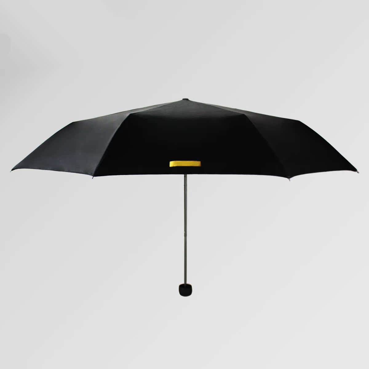超强防晒防紫外线遮阳伞 三折双层黑胶伞遮阳伞小黑伞防晒伞
