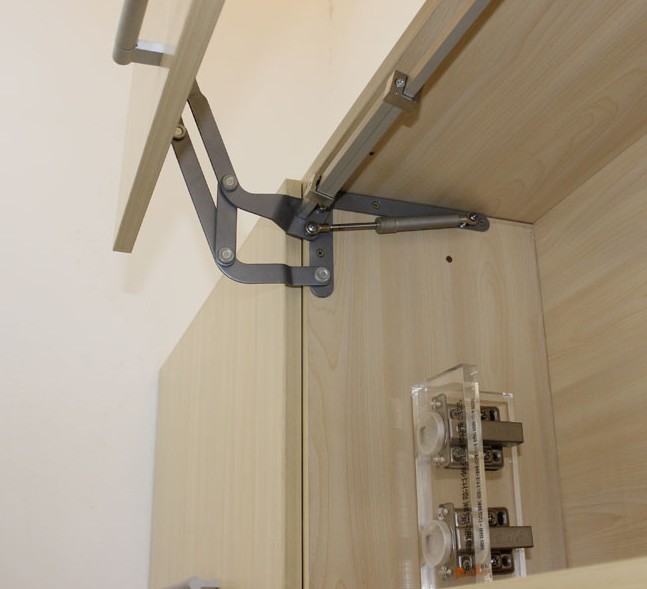 厂家直销家具 五金配件橱柜液压垂直上掀支撑 液压上翻门h4401