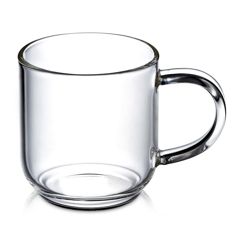 v6小玻璃杯 玻璃杯 玻璃茶杯 花茶杯 带手柄 品茗杯 100毫升