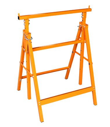 高度可调节的折叠式可拆卸gs证书铁制升降支架锯马支撑架