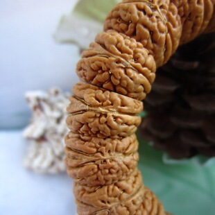 九龙堂精品野生麻核桃狮子头核桃手串手排手链150