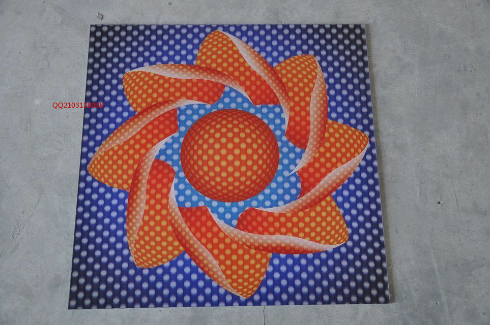 3d圆点光栅圆点3d立体设计3d圆点光栅材料四六边形3d片材