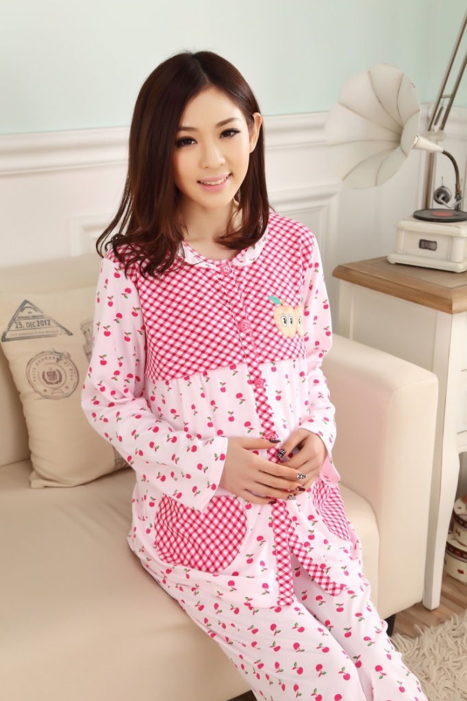 完美服饰孕妇睡衣哺乳装月子家居服舒适休闲批发直销