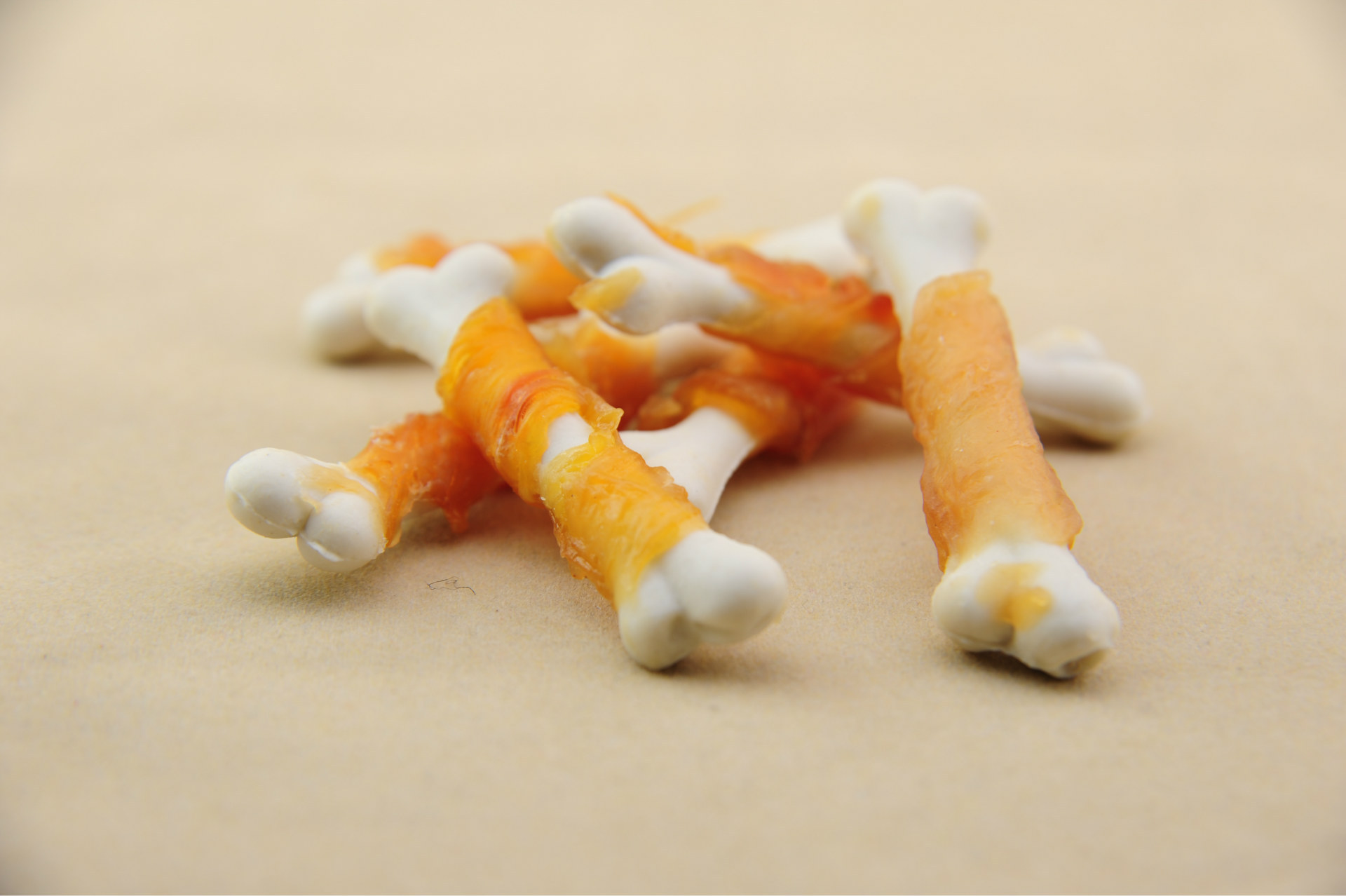 简装宠物狗零食/优质鸡肉绕钙骨800g狗咬胶/咬骨