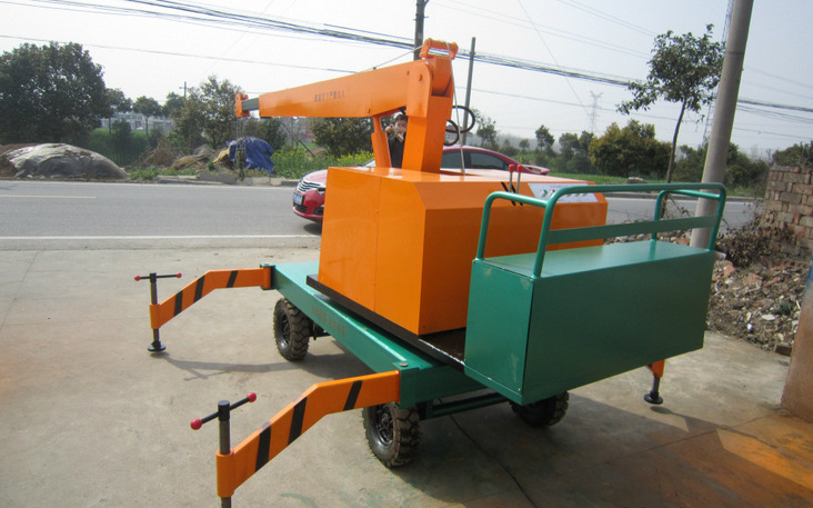 力锐腾一批发起重液压吊车自动旋转式吊车