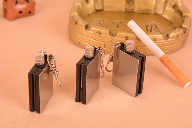 a1243 小不锈钢万次打火柴,煤油简便式打火机,小挂件万次火柴