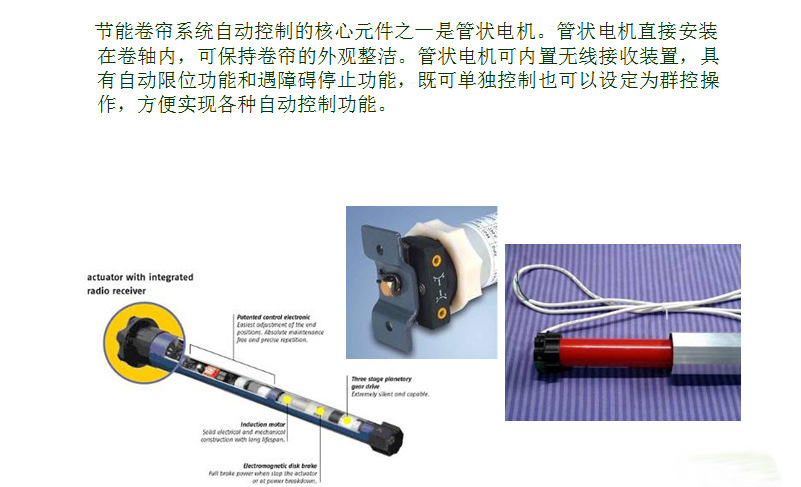 管状卷帘门电机的结构图片