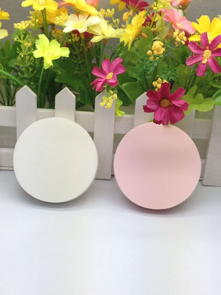 亲水性泡水大 圆形粉扑 360畅销 平面粉扑 冲边粉扑