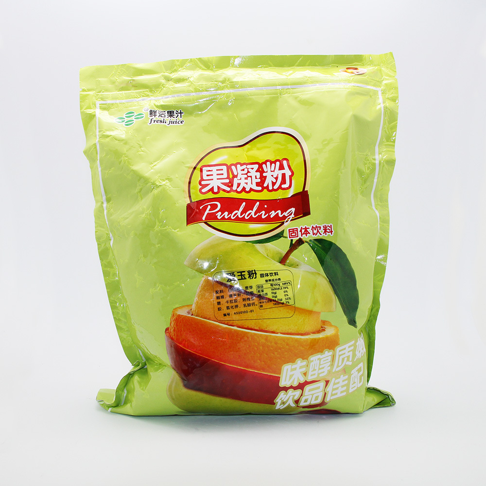 鮮活愛玉果味粉1kg避風塘吾飲良品奶茶原料技術培訓配方坂田布吉