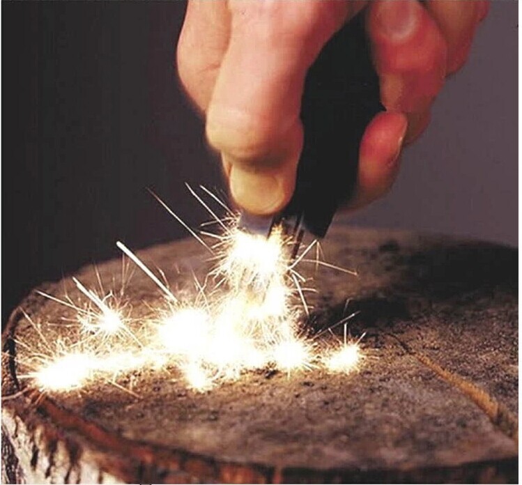 打火棒打火石镁棒镁块贝尔户外生存野营旅行取火器美军大号点火器