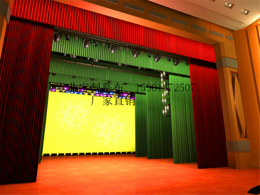 北京 四惠 定做幕布 电动幕布订做 礼堂幕布 舞台幕布定做