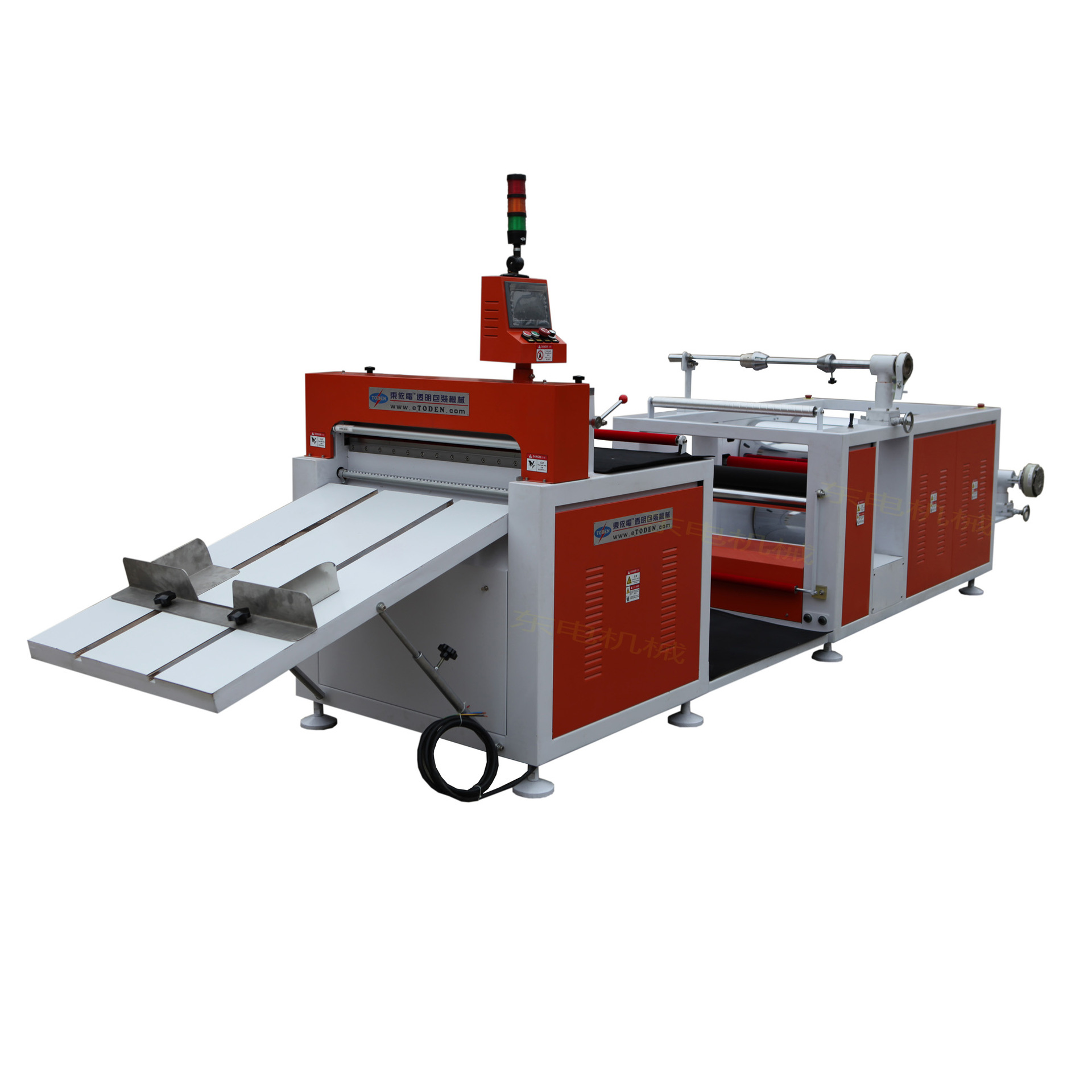 东电双上料架pvc整平切片机 pet整平切片机