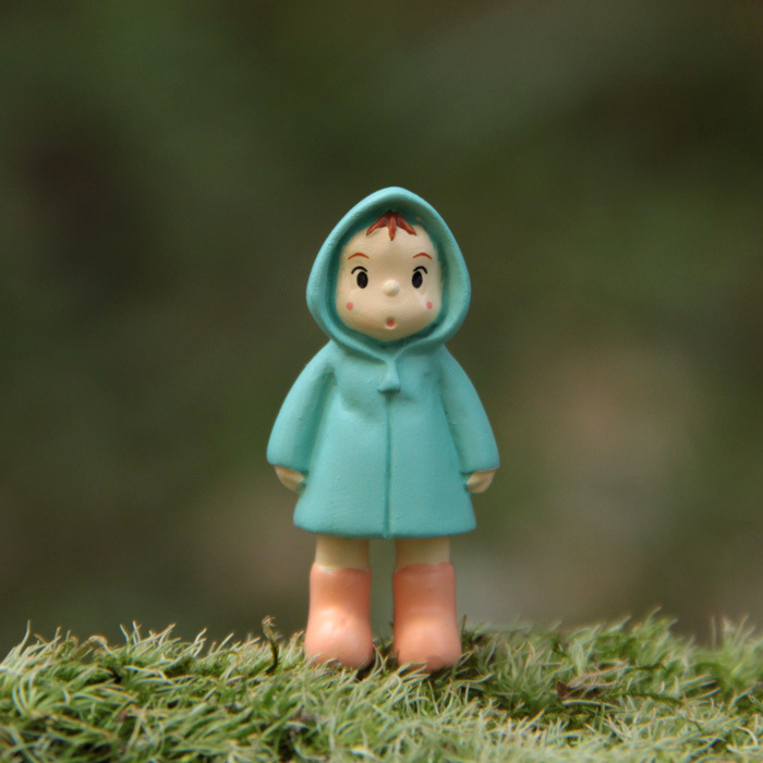 宫崎骏龙猫正版雨衣小梅diy园艺装饰微景观盆栽花插园艺饰物