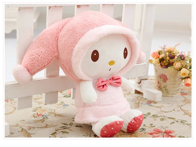 毛绒批发 麦乐迪小白兔公仔玩偶 小白兔布娃娃玩具图片_42