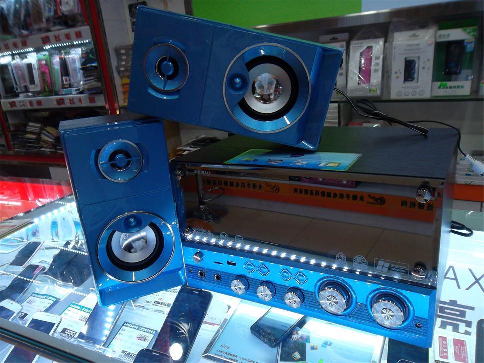 迈科音响新款/冲击波a11/低音炮/唱k音箱/木质/遥控音响/usb播放