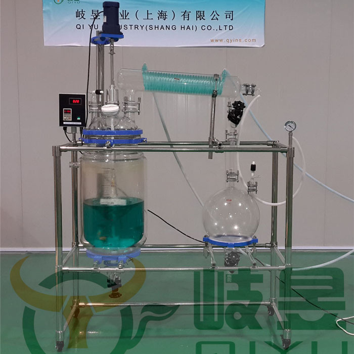 双层玻璃反应釜蒸馏釜100l 厂家**定制5l-200l国内最好机械密封