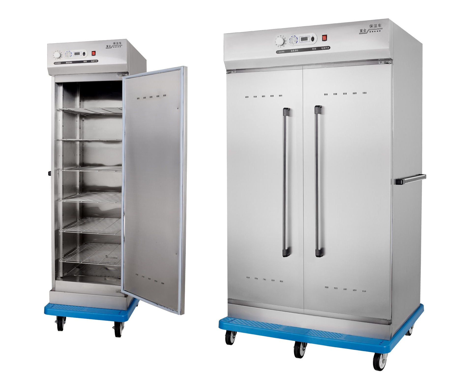 6盘保温餐车