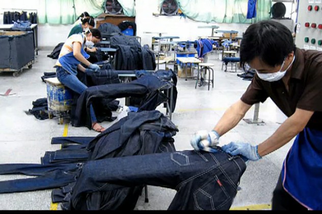 淘工厂专供淘宝品牌天猫订制牛仔裤休闲裤加工生产