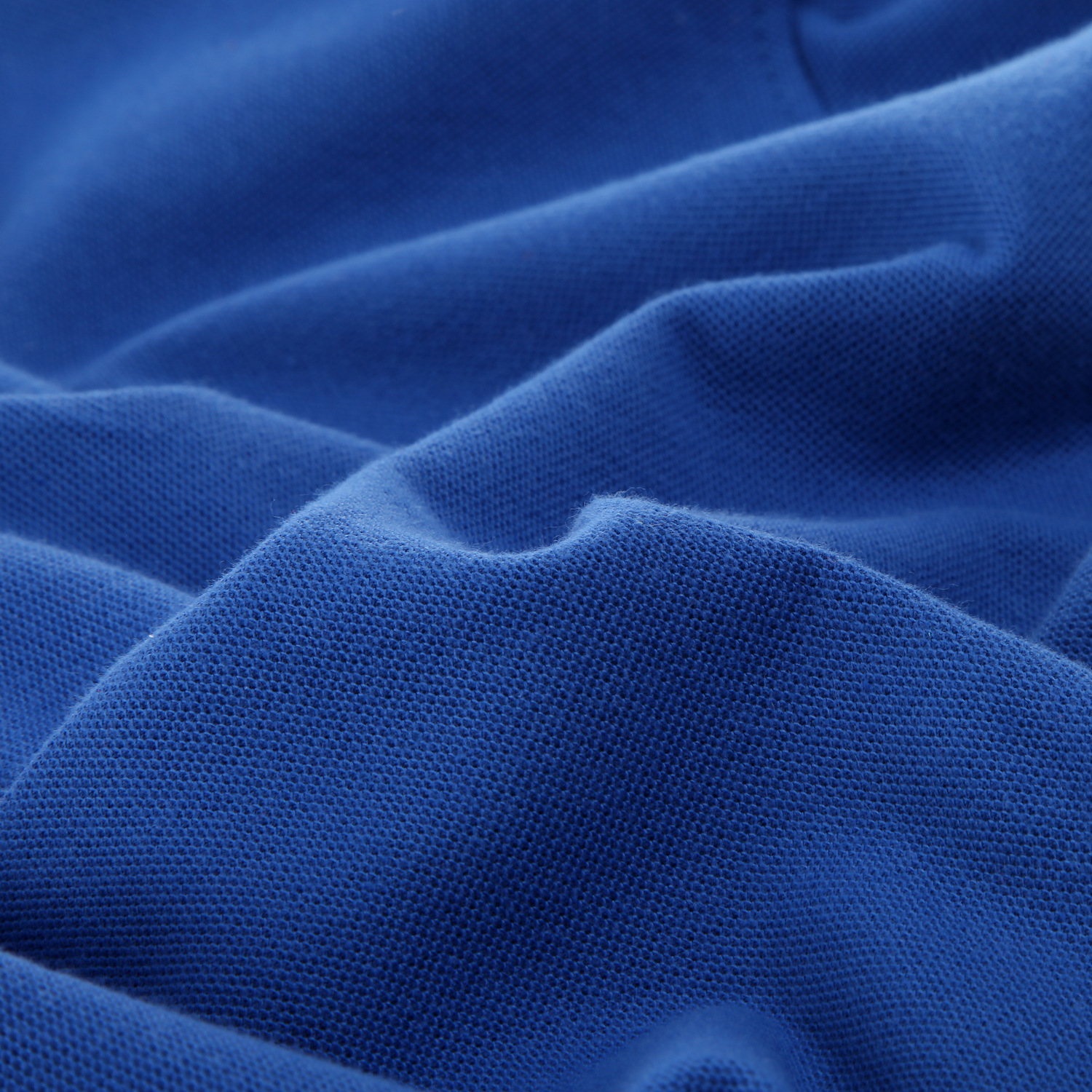 厂家直销纯棉宝蓝色翻领工作服t 恤衫230双珠地商务t 恤工衣定制