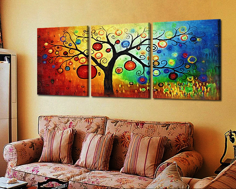 新视觉 装饰布纹膜画装饰多款式无框画 新款客厅卧室风景系列