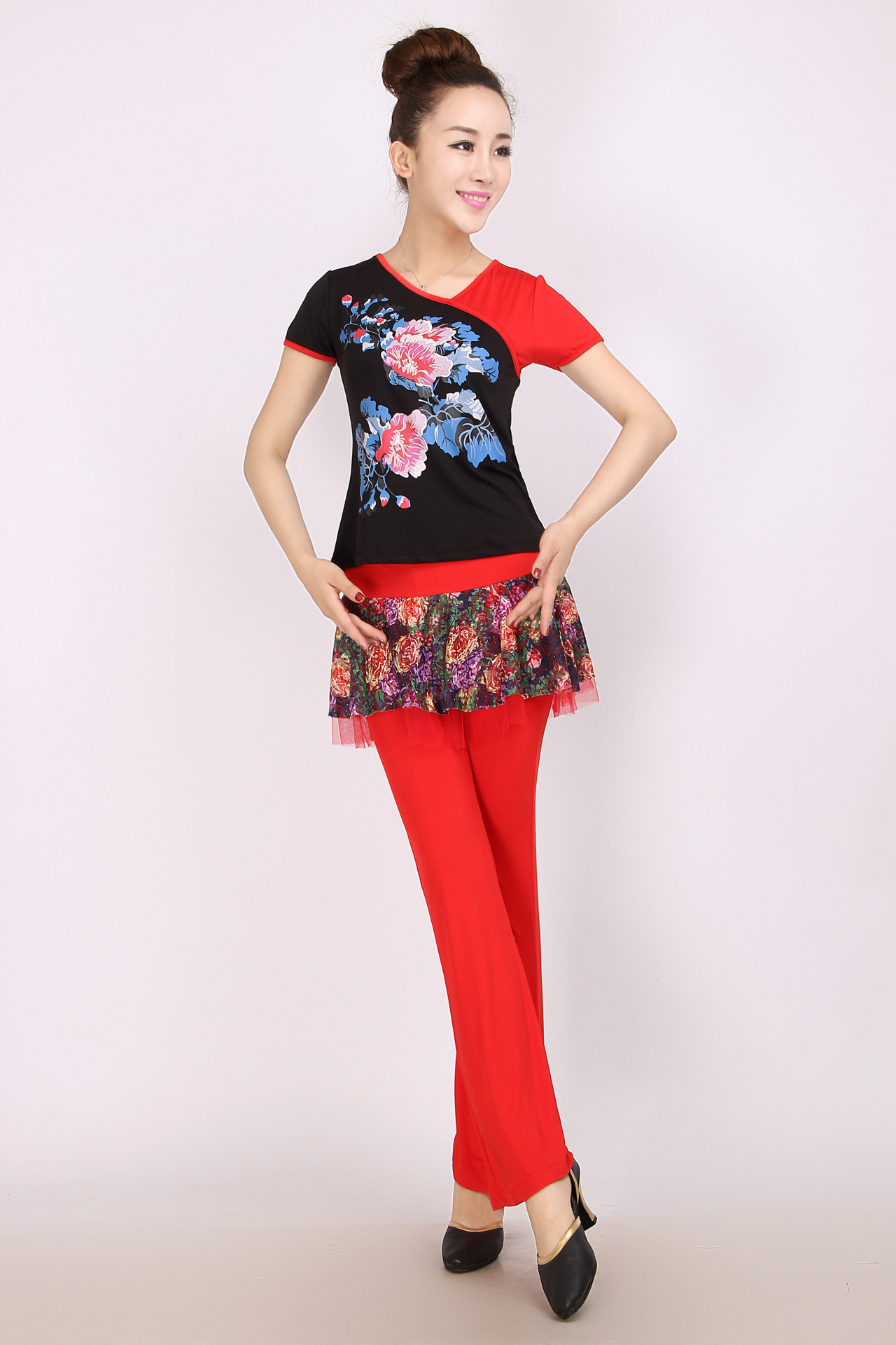 湖南益阳云裳广场舞服装 演出服 广场舞舞蹈服 广场舞服装新款套装