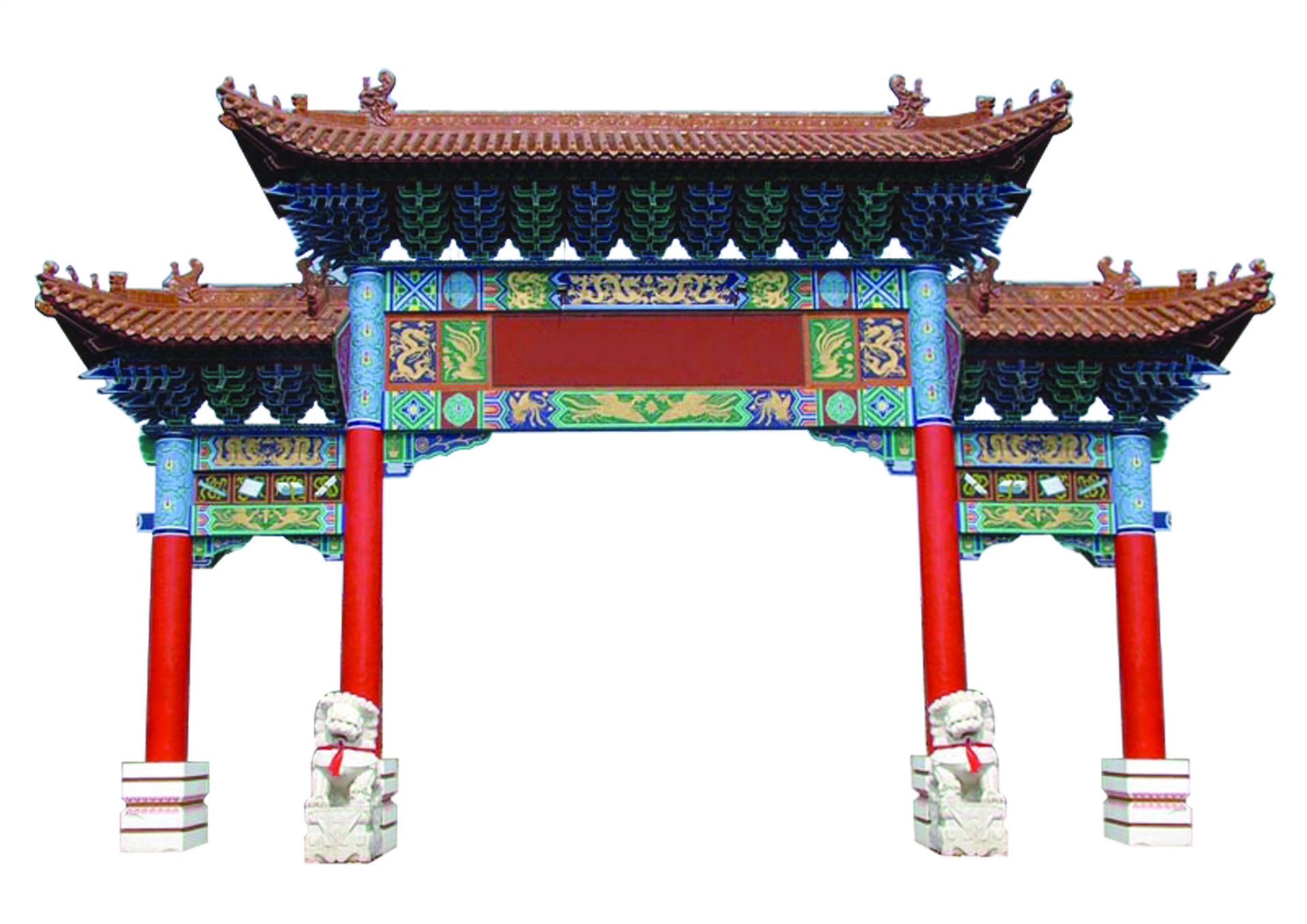 牌楼优质供应商设计施工古建彩绘