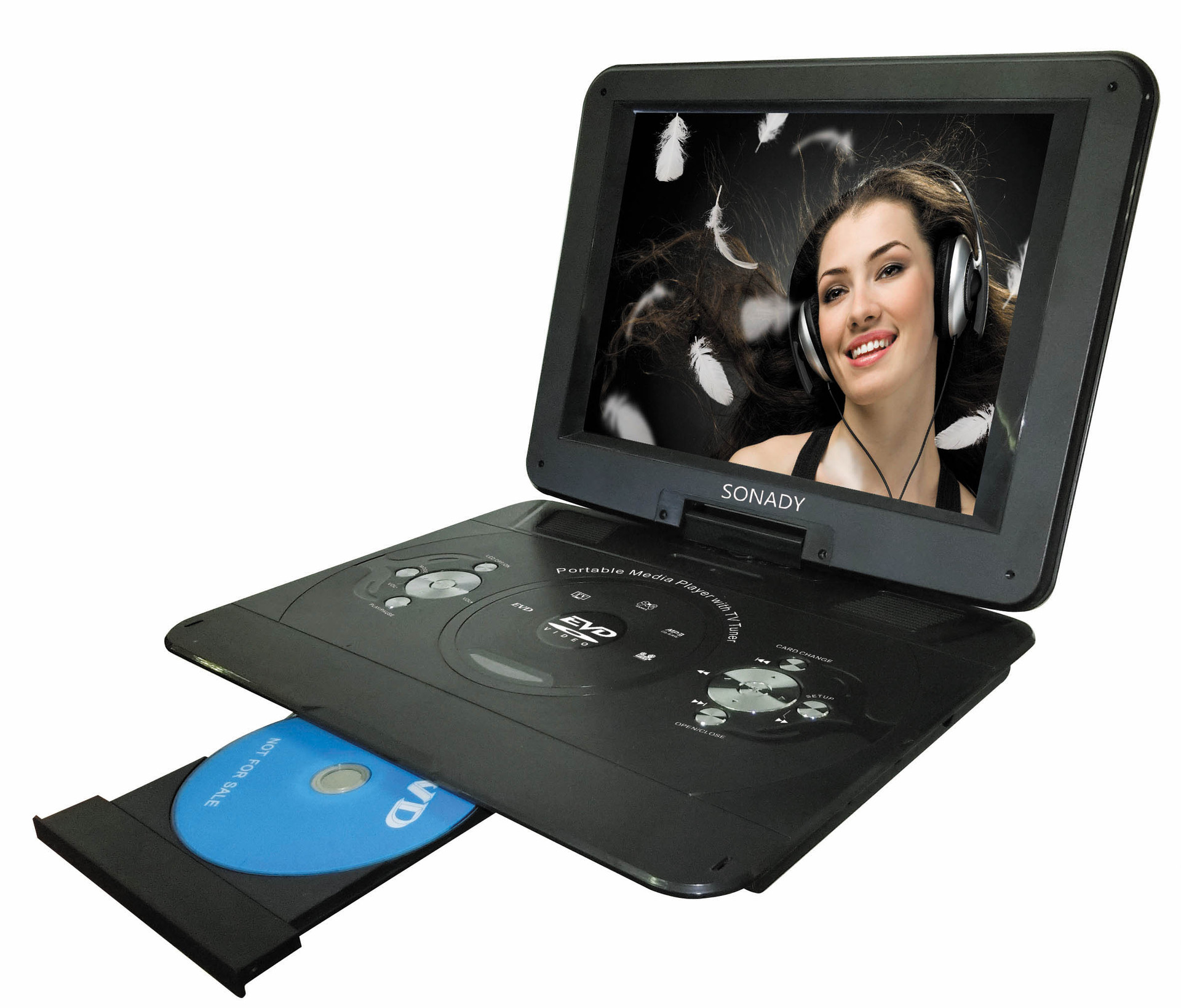 168寸移动evdportabeldvd便携式dvdtv收音手提式播放机