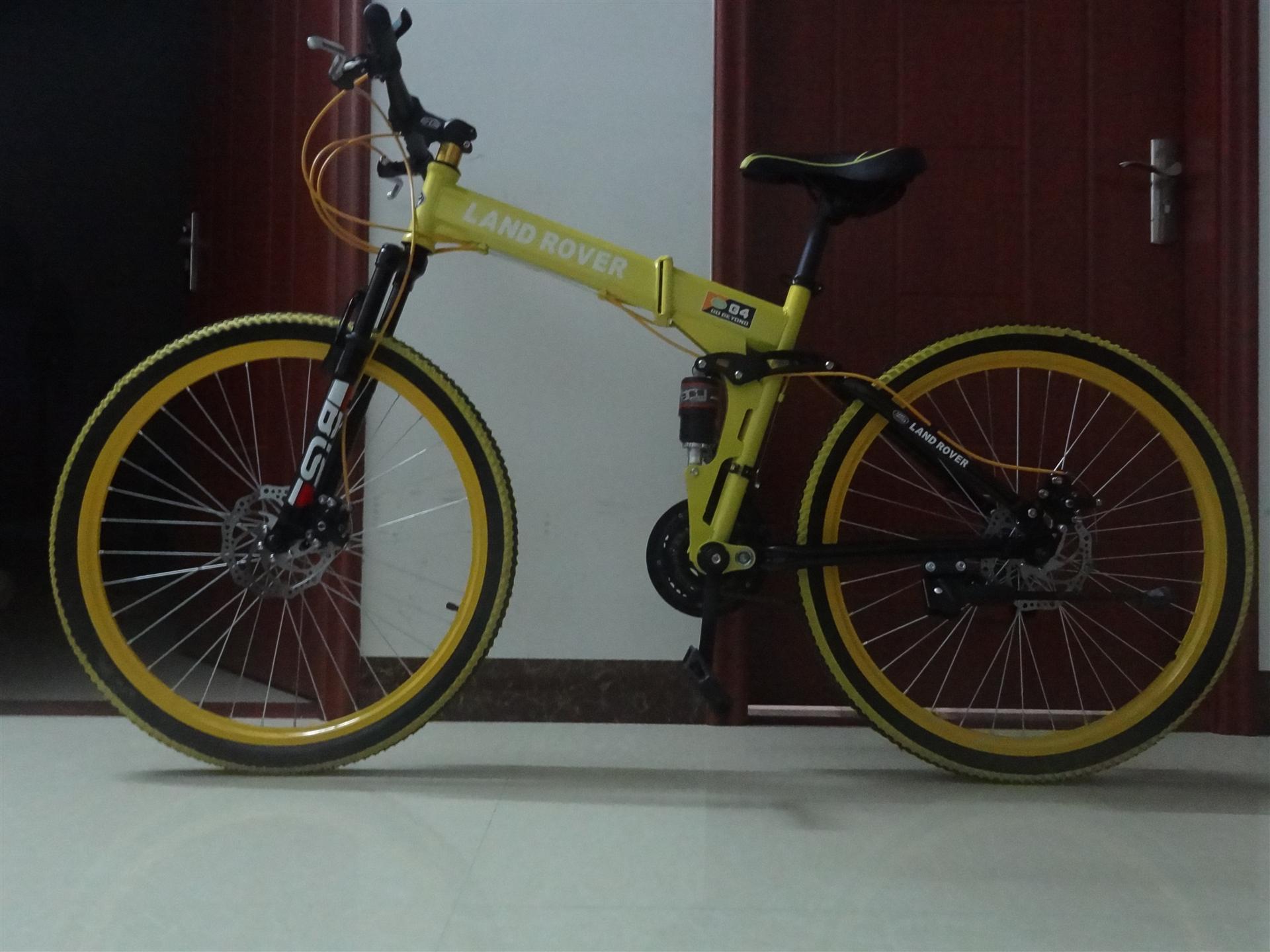 21速26寸山地自行车 配置3s中轴 彩色外胎