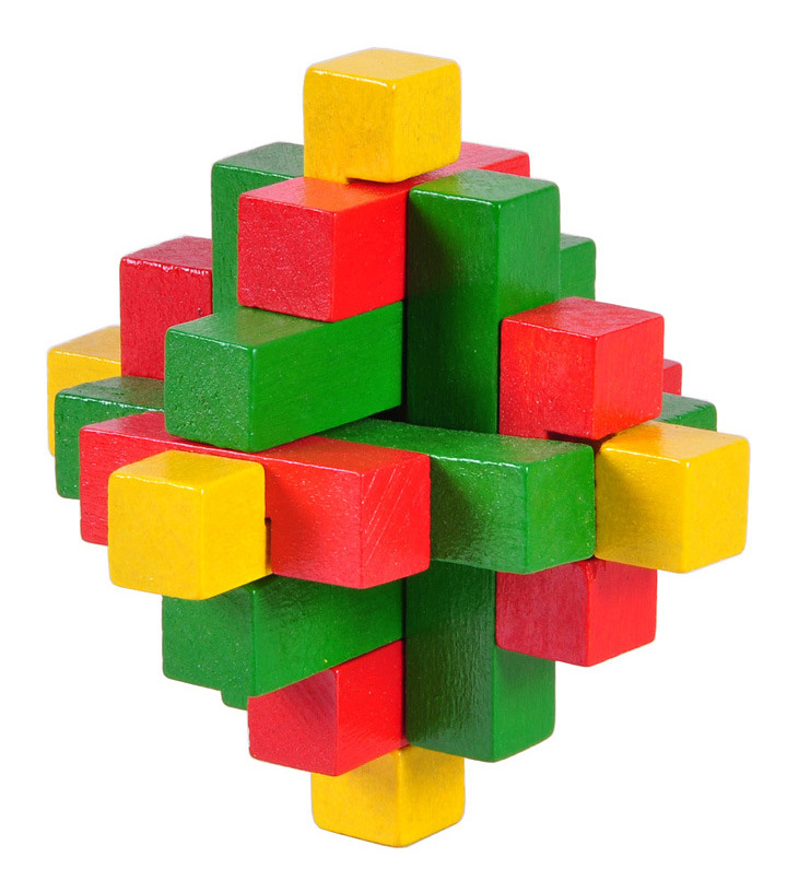 木制益智玩具 成人益智 孔明锁鲁班锁系列 十五通