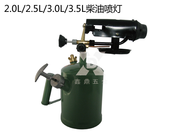 3.5l双阀柴油喷灯/喷火枪 烧毛/烧漆/加热/防水/焊接
