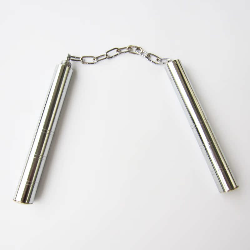 不锈钢双截棍 二节棍 铁质工艺品双节棍 双结棍