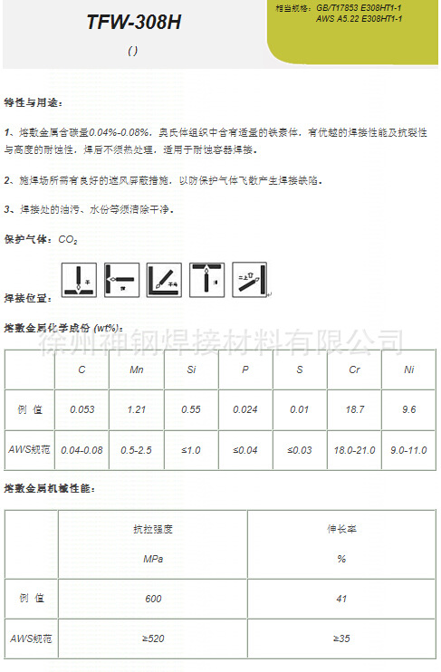 天泰tfw-308h不鏽鋼藥芯焊絲報價_焊接材料欄目_機電之家網