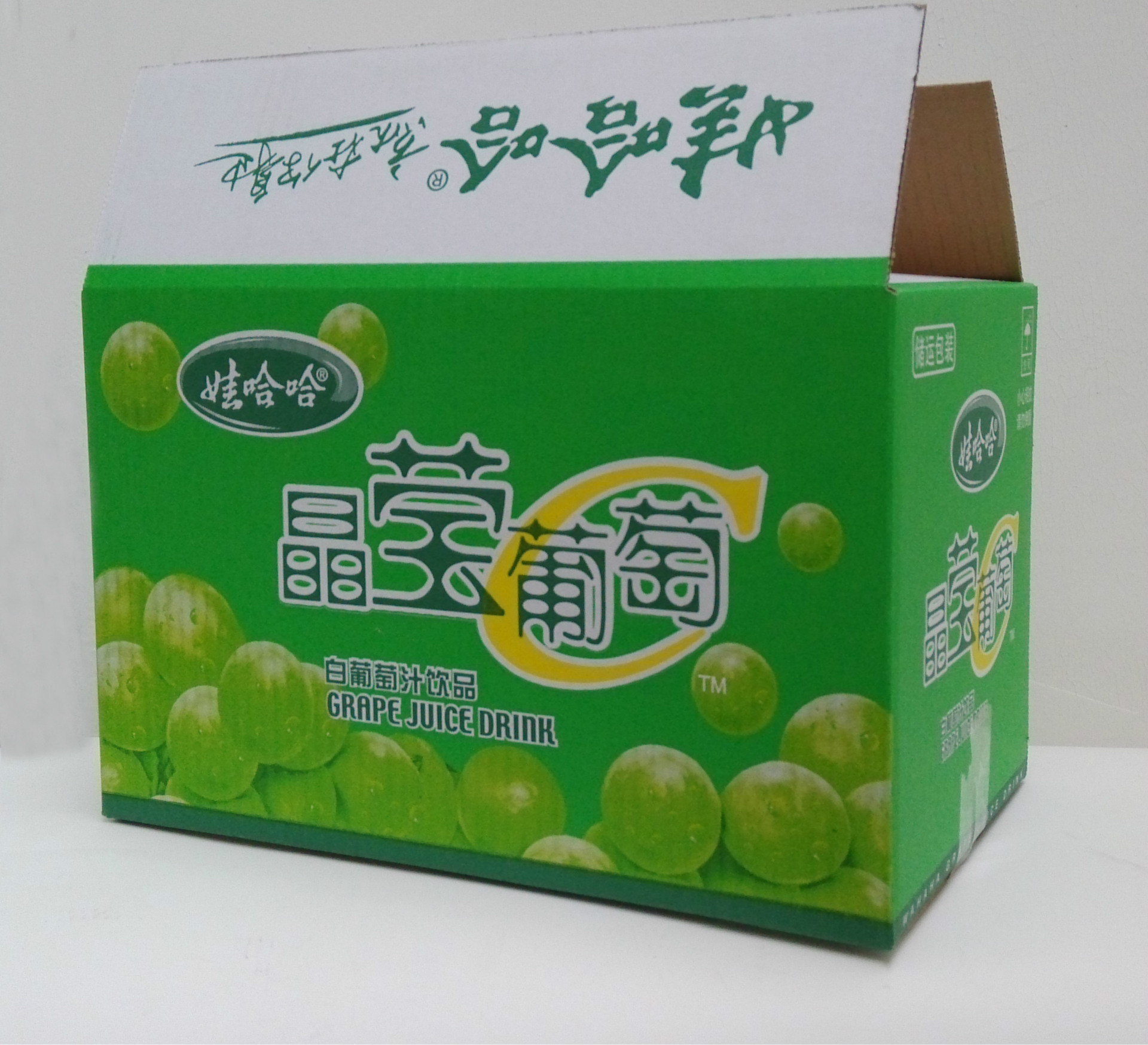 娃哈哈白葡萄汁 饮料包装纸箱 瓦楞纸箱 加工定制 江苏