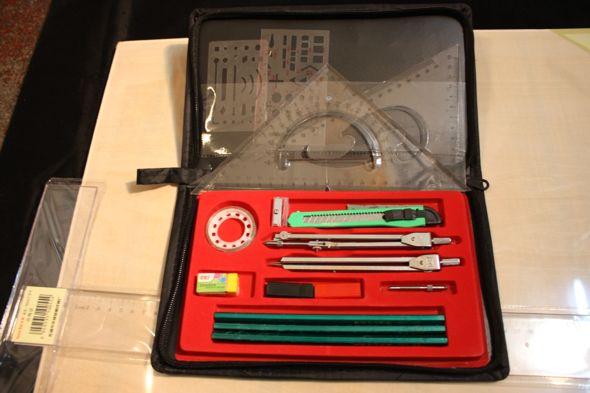 包邮土木工程建筑设计绘图仪器丁字尺画板套装制图