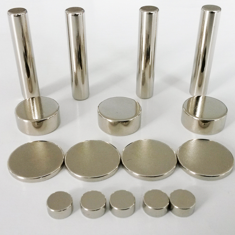 厂家供应 圆片圆柱形钕铁硼永磁体 永磁材料 批发定制