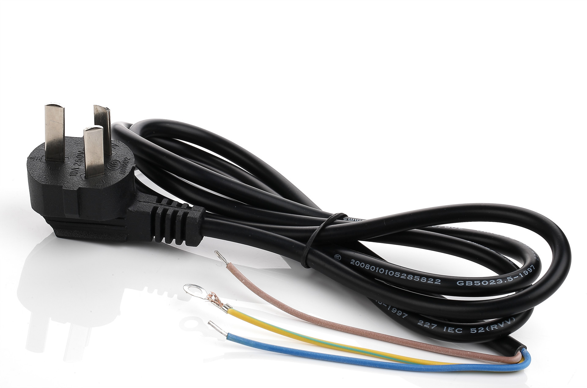 【国标单头电源线】价格,厂家,图片,电气设备用线缆,潮州市凯宝电子