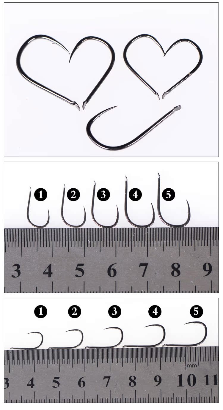 日本原装进口 伽玛卡兹 一刀千又 钓鱼钩 有倒刺钓渔钩台钓竿鱼钩