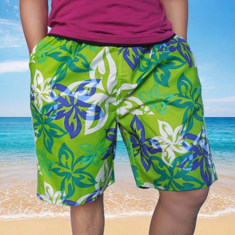 2015新款时尚印花沙滩裤 度假沙滩裤,旅游必备短裤