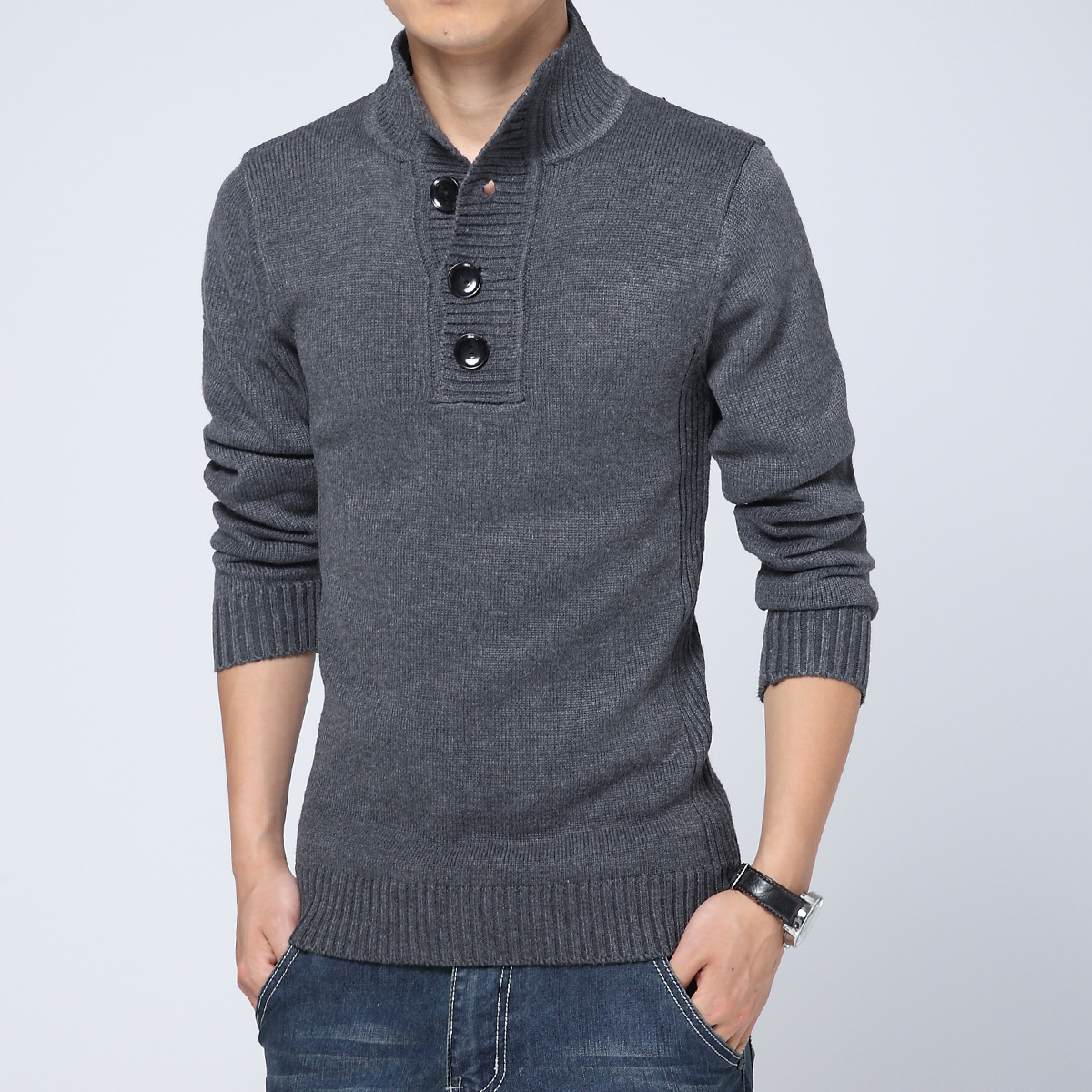 男装特价批发 时尚男士新款毛衣 线衣 打底衫 加厚秋冬男装衣服图片