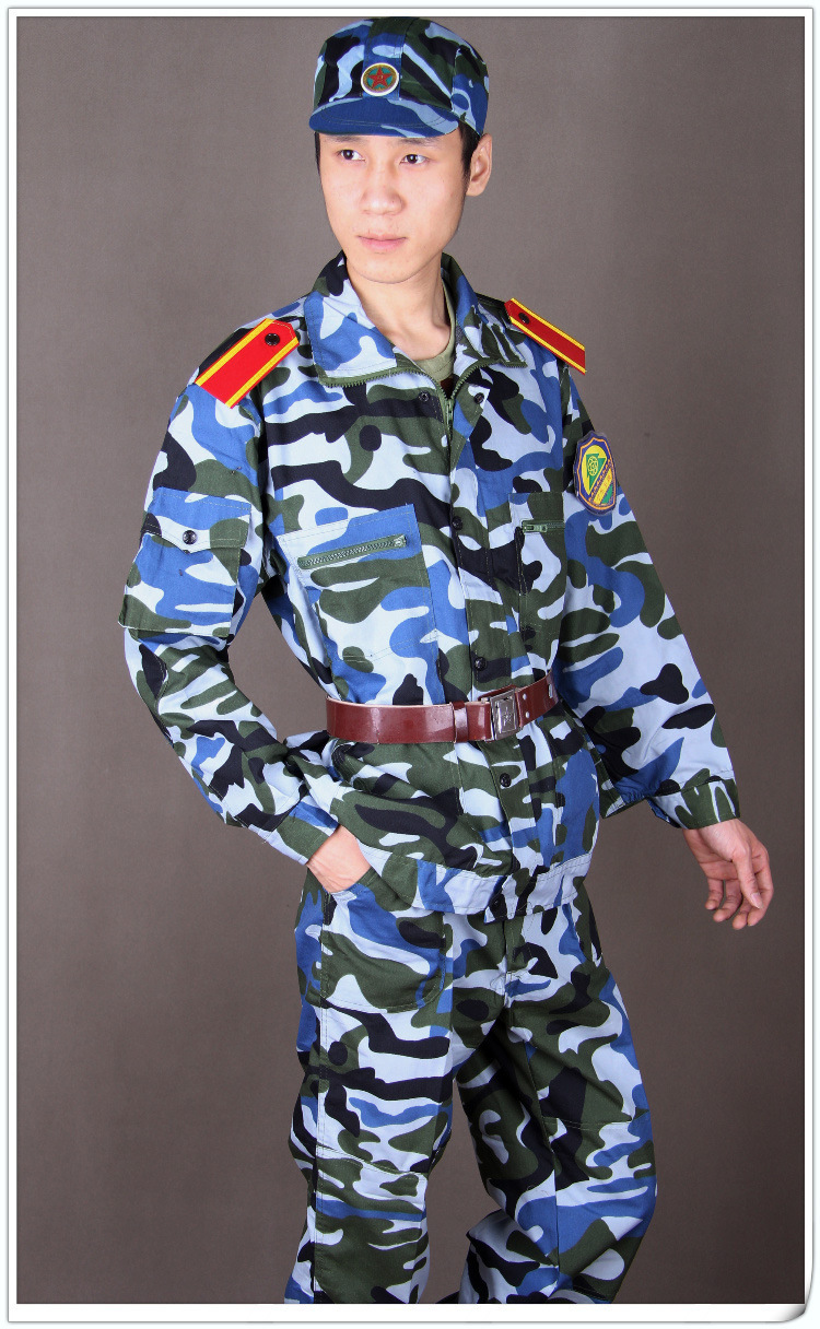 河南郑州服装公司批发直销迷彩服套装学生军训服迷彩服热销爆款
