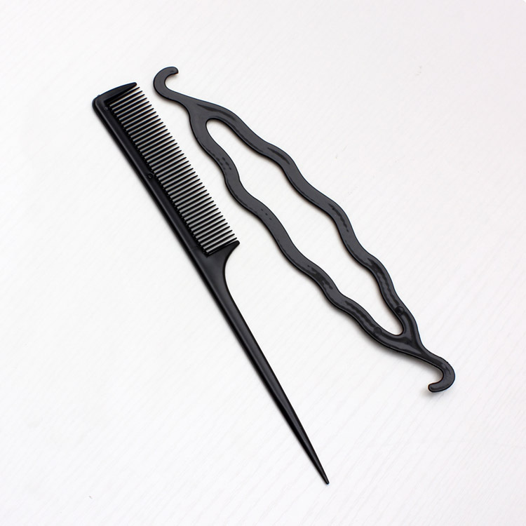 韩版做头发尖尾梳拉发针 盘发拉针 穿发棒拉钩盘发器