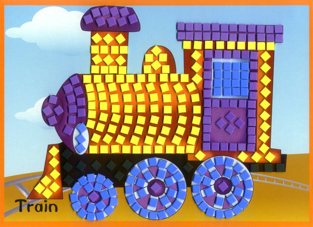 3d立体拼图儿童玩具 儿童益智贴画 eva立体贴画厂家