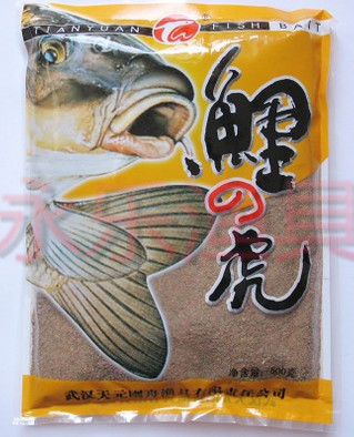 武汉天元 鲤の虎 鲤虎 鲤鱼巨物 通杀鱼饵 渔饵渔具 500克