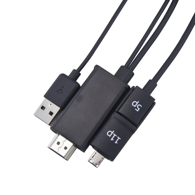 三星安卓智能手机mhl to hdmi 通用版mhl转换线