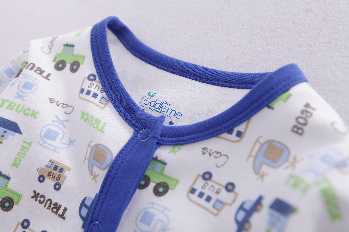 1件卖 cuddle me 宝宝爬爬服 纯棉舒适新生儿连体衣 多款选择图片_14